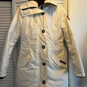 Canada Goose Rossclair Fur-Trim Hooded Down Parka